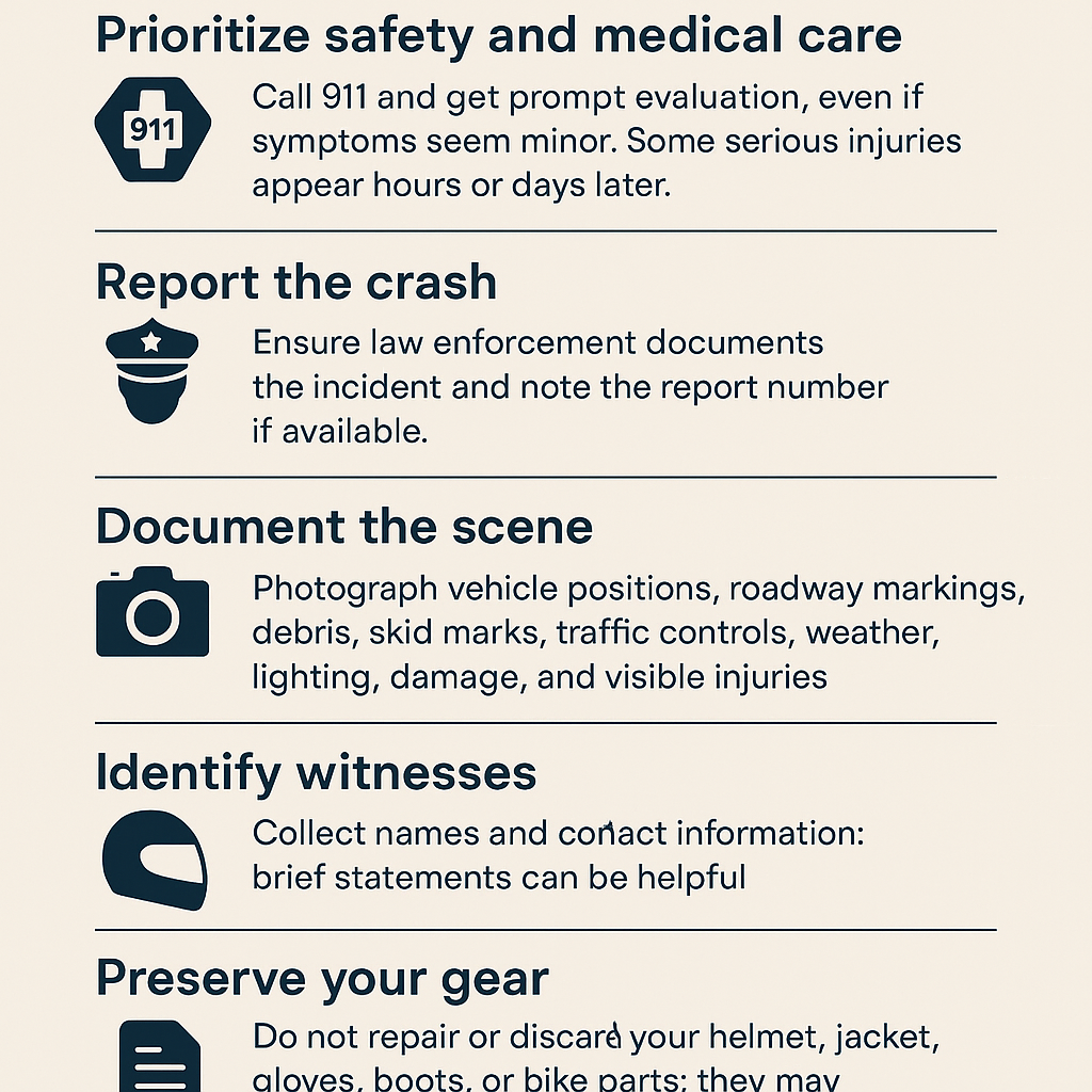 Diagram: Minnesota Motorcycle Accident Claims: Protect Your Case