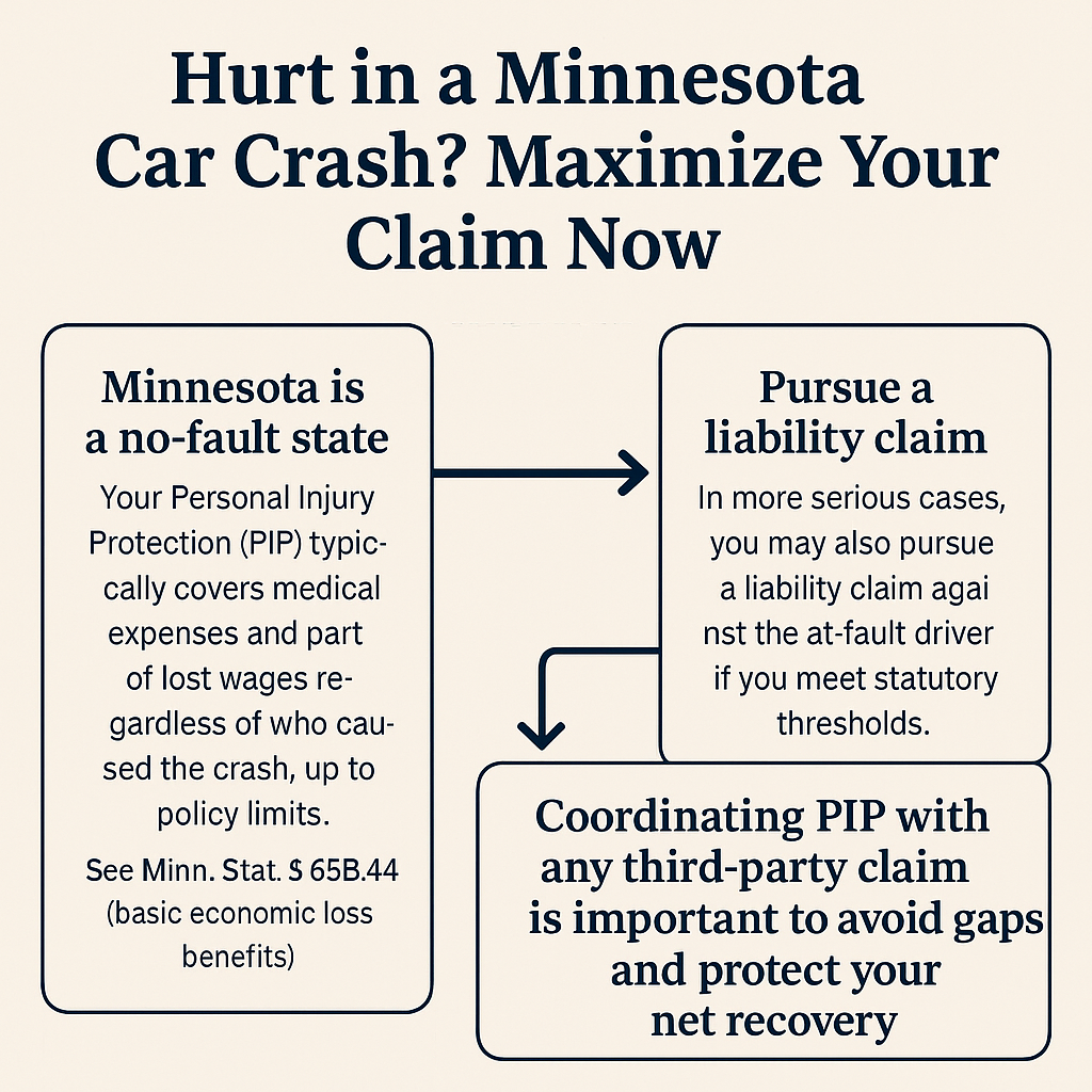 Diagram: Hhurt in a Minnesota Car Crash? Maximize Your Claim Now